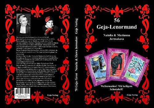 56 Geja Lenormandkarten, -  Buch + Kartendeck Klein. Set