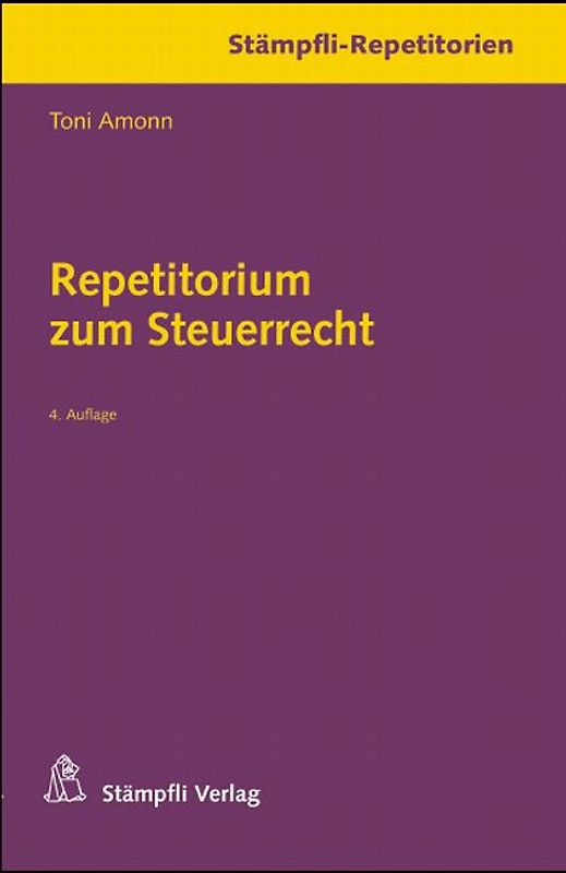 Repetitorium zum Steuerrecht