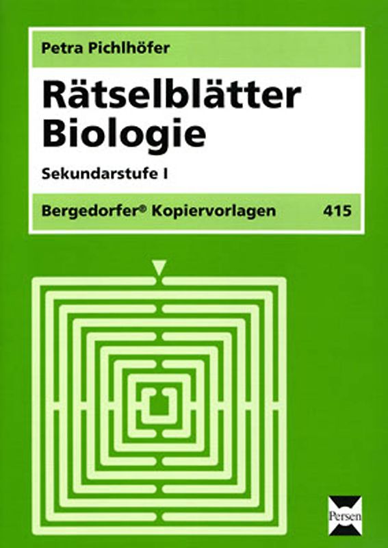 Rätselblätter Biologie
