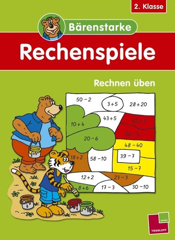 Bärenstarke Rechenspiele 2. Klasse: Rechnen üben