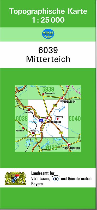 TK25 6039 Mitterteich