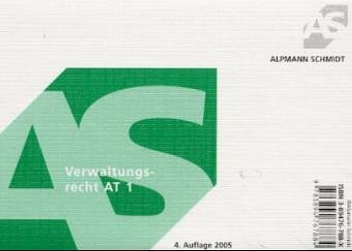 Verwaltungsrecht AT 1