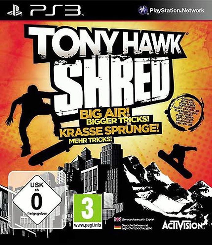 Tony Hawk: SHRED [nur Software] PlayStation 3