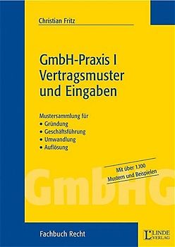 GmbH-Praxis I - Vertragsmuster und Eingaben