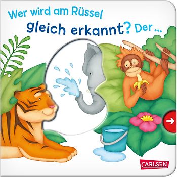 Wer wird am Rüssel gleich erkannt? Der ... Elefant!