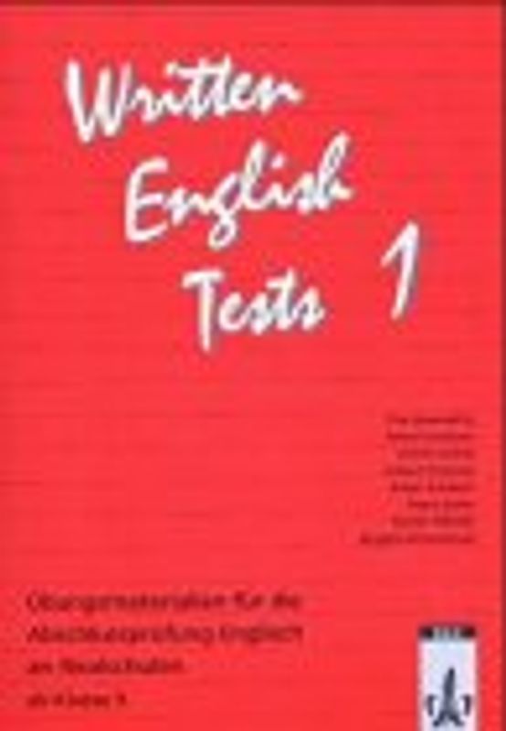 WET - Written English Tests. Übungsmaterialien für die Abschlussprüfung Englisch an Realschulen. Schülerheft ab Klasse 9