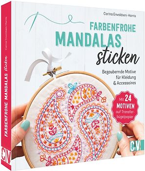 Farbenfrohe Mandalas sticken