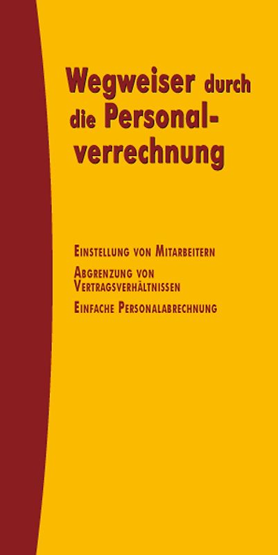 Wegweiser durch die Personalverrechnung