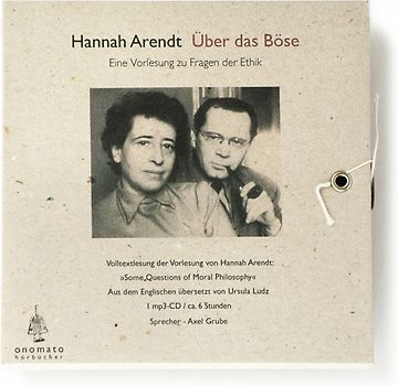 Über das Böse. Eine Vorlesung zu Fragen der Ethik