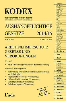 KODEX Aushangpflichtige Gesetze 2014/15