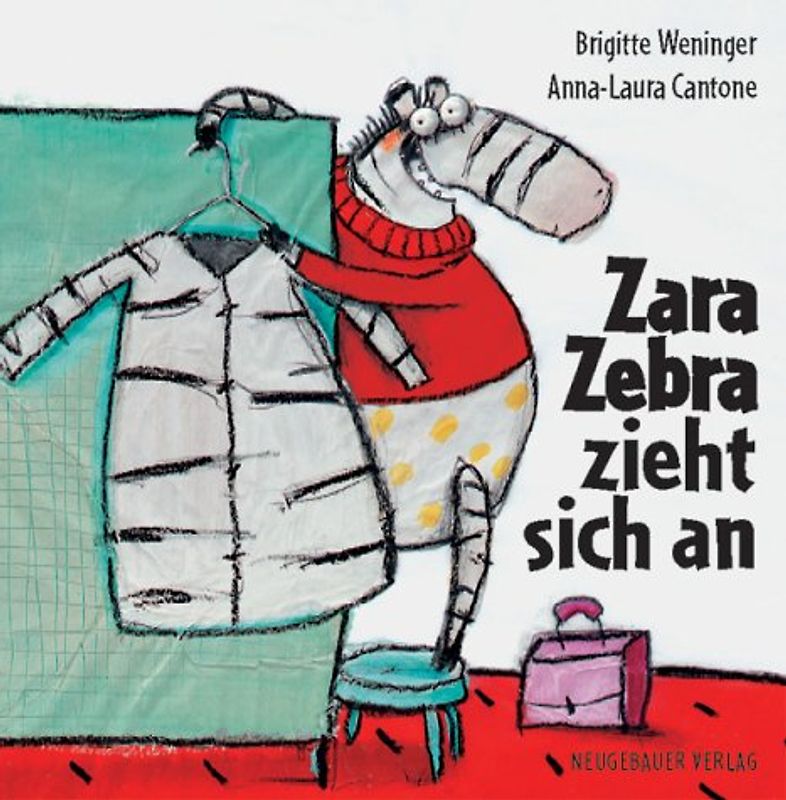 Zara Zebra zieht sich an