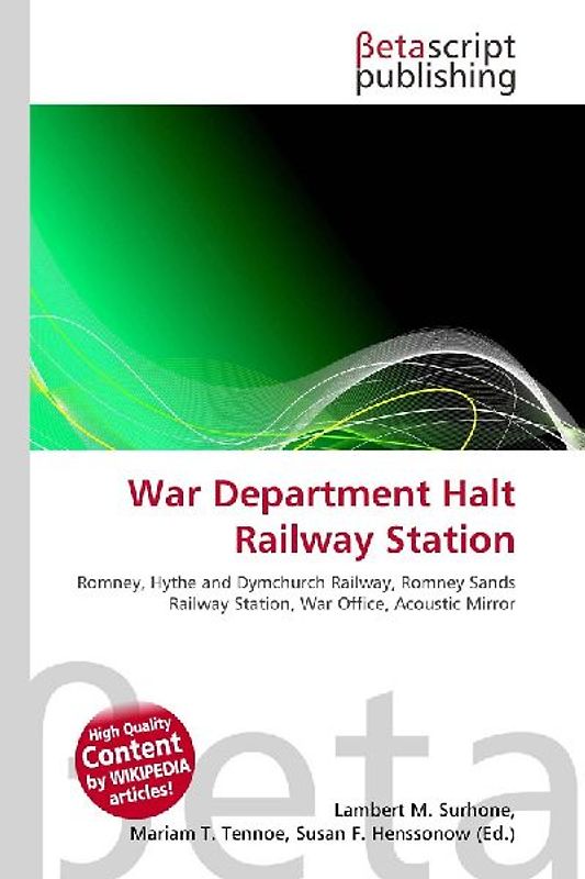 War Department Halt Railway Station
