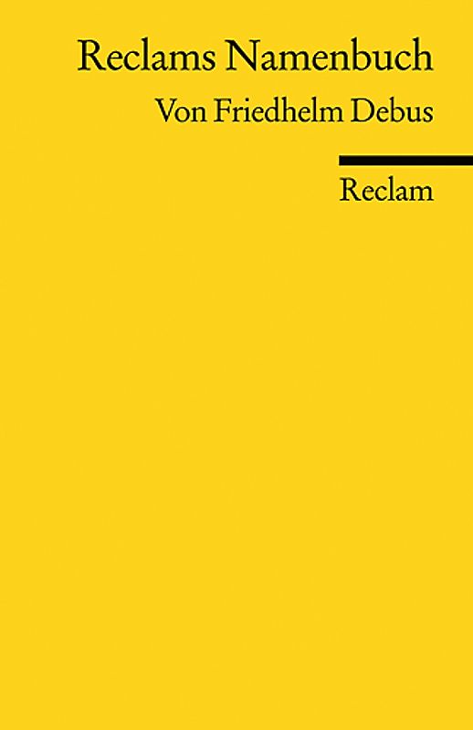 Reclams Namenbuch