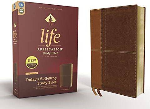 NIV, Life Application Study Bible, Third Edition, Leathersoft, Brown, Red Letter