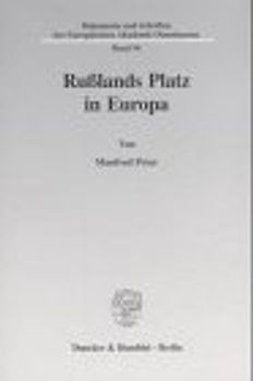 Rußlands Platz in Europa.