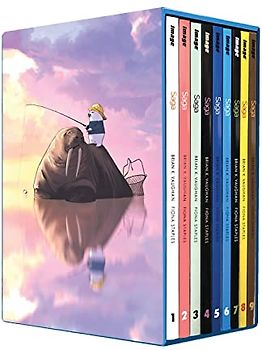 Saga Box Set: Volumes 1-9: With an Exclusive Limited Edition Set of Nine Cover Prints