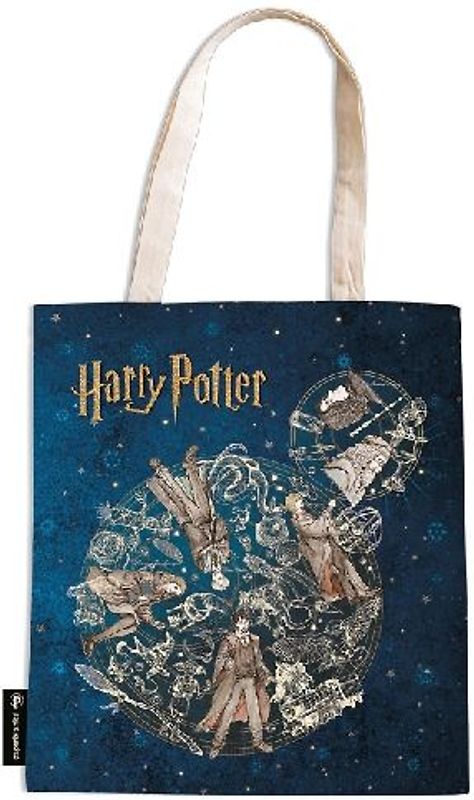 Legends of Hogwarts Tote Canvas Bag by Paperblanks (Harry Potter Collection)