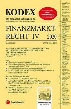 KODEX Finanzmarktrecht Band IV 2020