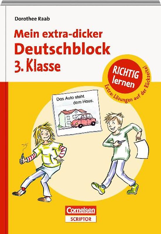RICHTIG lernen - Mein extra-dicker Deutschblock 3. Klasse