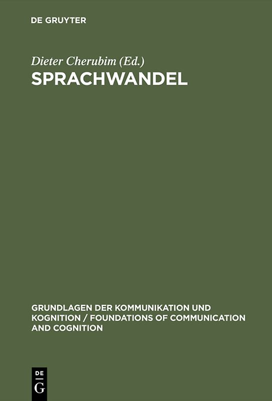 Sprachwandel