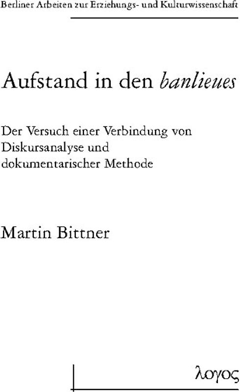 Aufstand in den banlieues