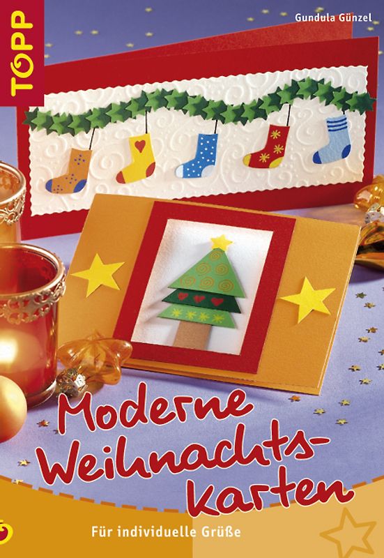 Moderne Weihnachtskarten