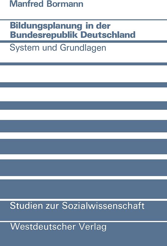 Bildungsplanung in der Bundesrepublik Deutschland