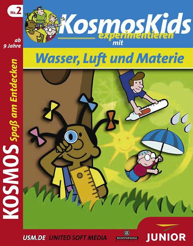 KosmosKids experimentieren mit Wasser, Luft und Materie MacOS