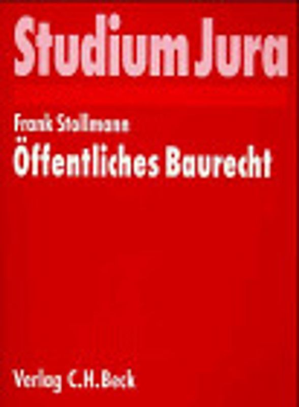 Öffentliches Baurecht