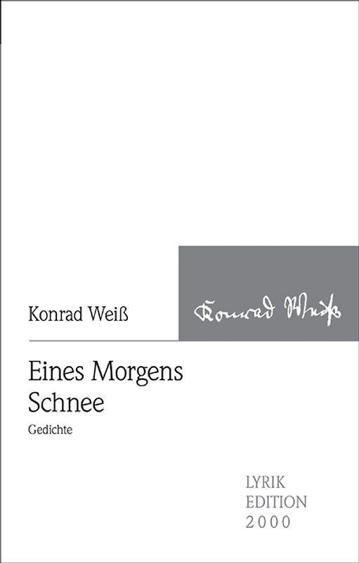 Eines Morgens Schnee