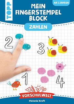 Vorschulwelt - Mein Fingerstempelblock Zahlen und Mengen