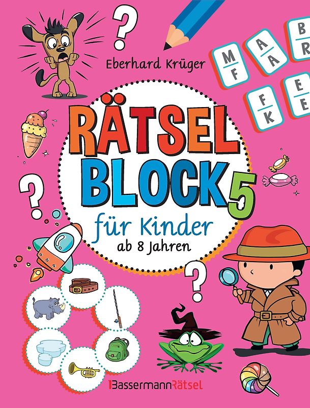 Rätselblock 5 für Kinder ab 8 Jahren (5 Exemplare à 3,99)