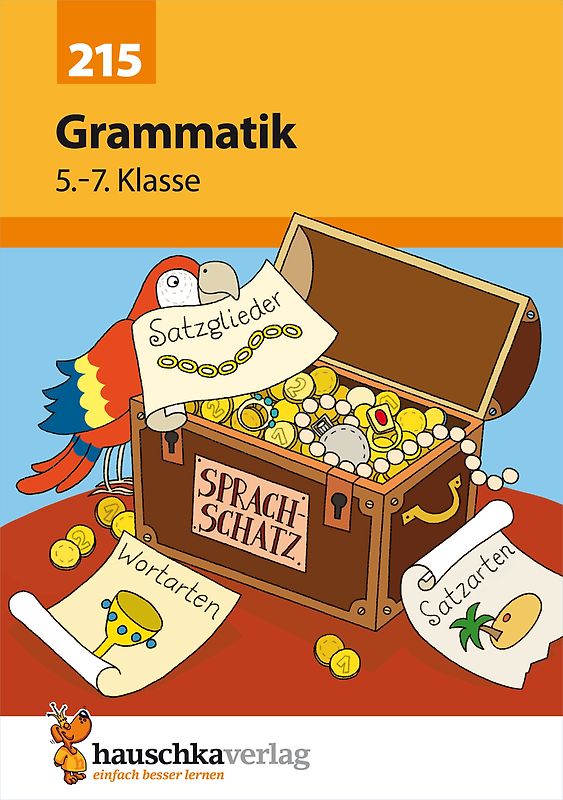 Grammatik 5.-7. Klasse, A5- Heft