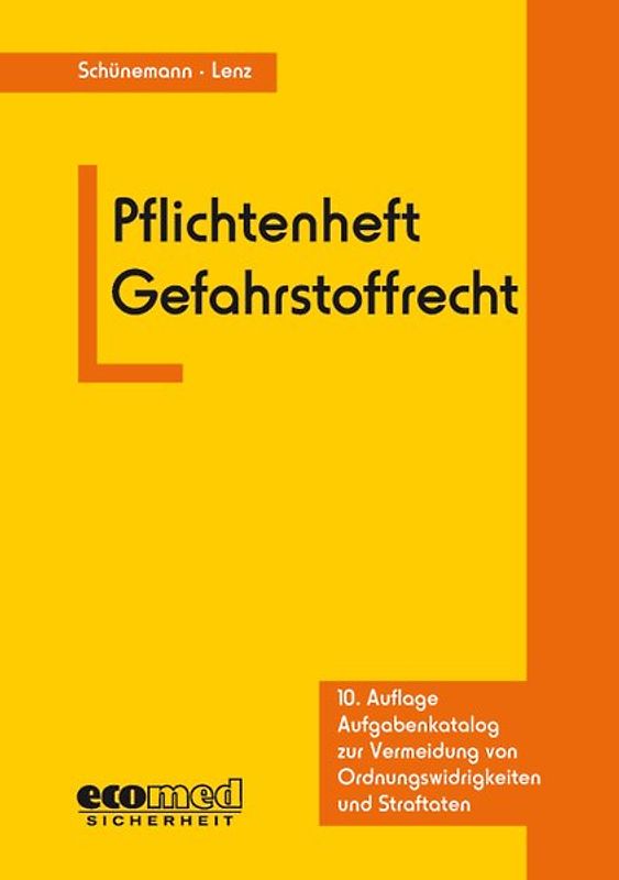 Pflichtenheft Gefahrstoffrecht
