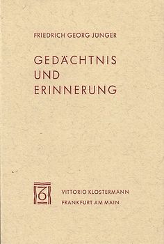 Gedächtnis und Erinnerung
