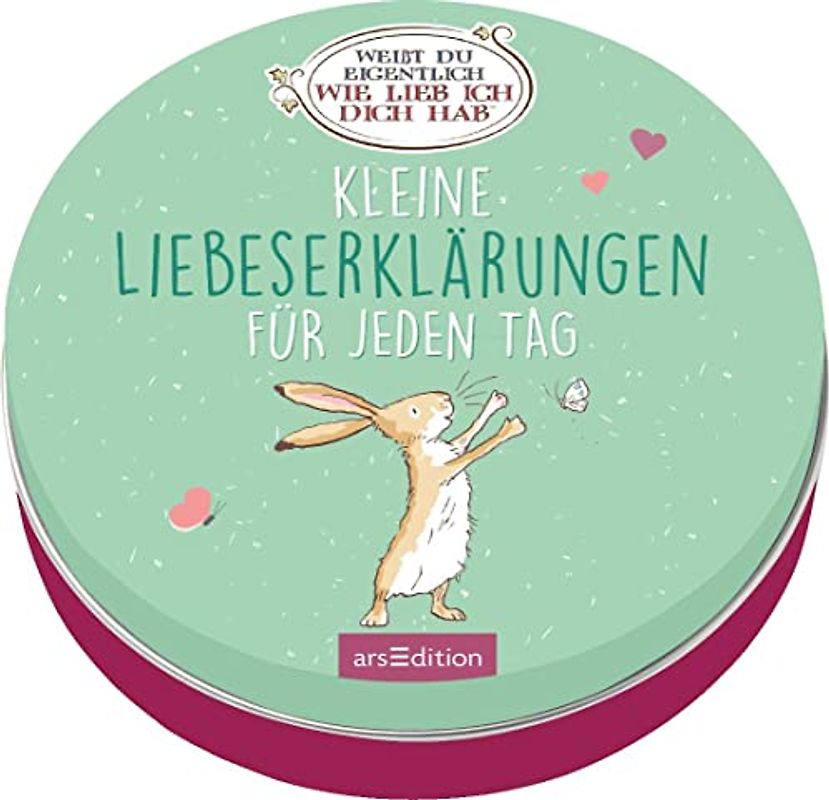Weißt du eigentlich, wie lieb ich dich hab? Kleine Liebeserklärungen für jeden Tag: Metalldose mit 25 Karten