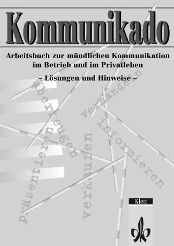 Kommunikado. Lösungen und Hinweise