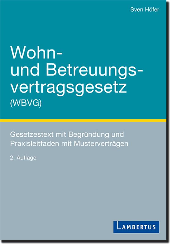 Wohn- und Betreuungsvertragsgesetz (WBVG)
