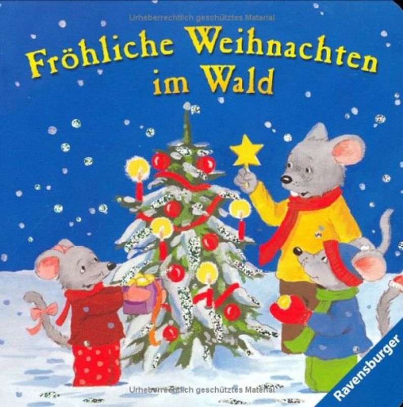 Fröhliche Weihnachten im Wald
