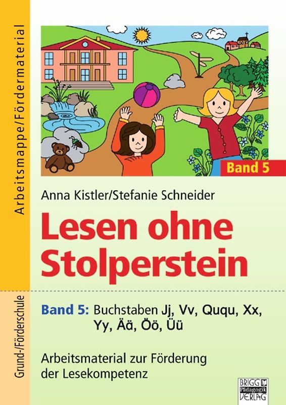 Lesen ohne Stolperstein / Band 5 - Buchstaben Jj, Vv, Ququ, Xx, Yy, Ää, Öö, Üü