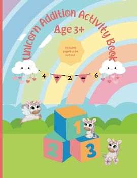 Unicorn Addition Activity Book Age 3+