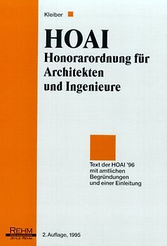 HOAI - Honorarordnung für Architekten und Ingenieure