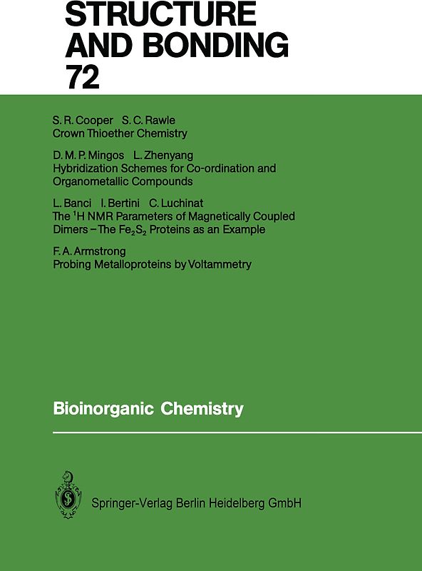 Bioinorganic Chemistry