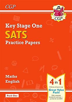 KS1 Maths and English SATS Practice Papers Pack (for the 2022 tests) - Pack 1 (CGP KS1 SATs Practice Papers)