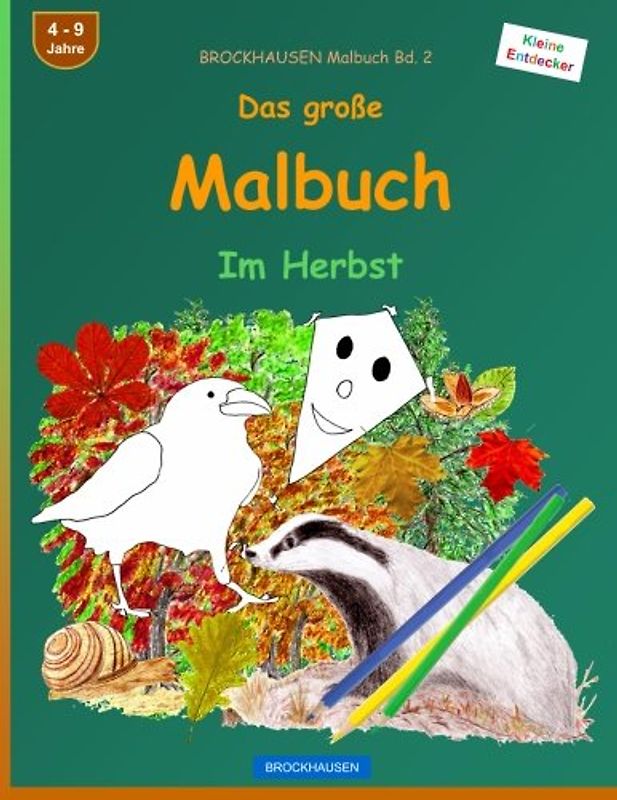 BROCKHAUSEN Malbuch Bd. 2 - Das große Malbuch: Im Herbst