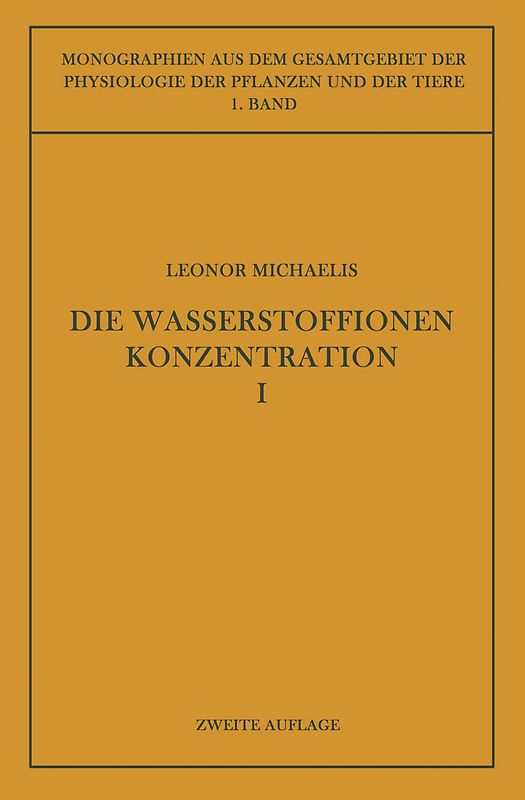 Die Wasserstoffionenkonzentration