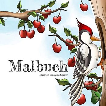 Malbuch für Kinder: mit schönen bunten Seiten als Vorlage und Farbmuster zum nachmalen, Illustriert von Alina Schäfer, für Kinder und Erwachsene