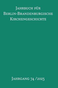 Jahrbuch für Berlin-Brandenburgische Kirchengeschichte