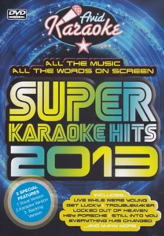 Super Karaoke Hits 2013 DVD
