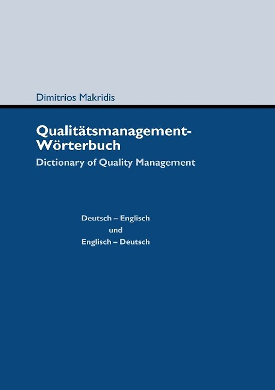 Qualitätsmanagement-Wörterbuch